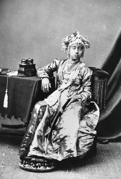 Principessa di Tanjore, 1877 da European Photographer